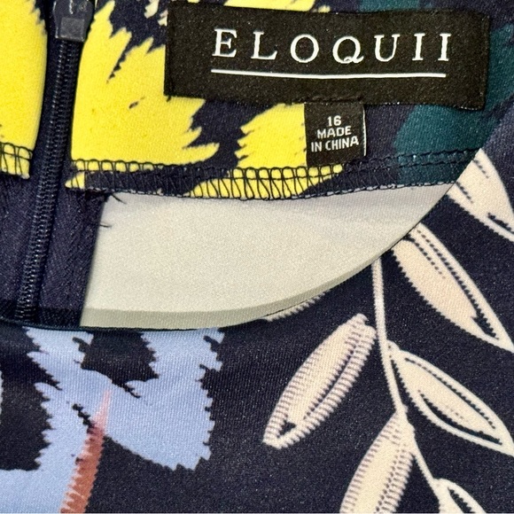 Eloquii dress with bell sleeves, size 16 - Picture 3 of 8